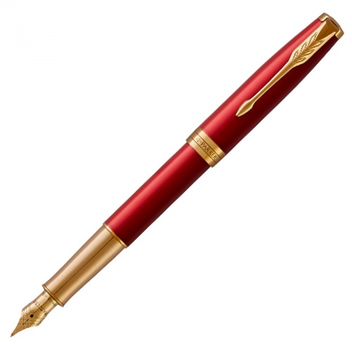 Ручка Parker  Sonnet Core Laque Red GT перо