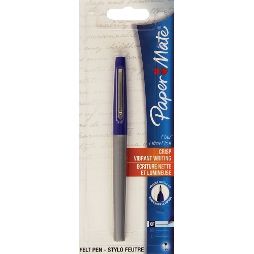 Ручка капилярная Paper Mate Flair UF в блистере синяя