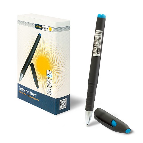 Ручка Office Point гелевая GS-652 0.7мм синяя