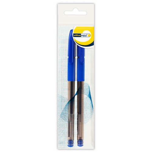 Ручка Office Point гелевая GS-655 0.5мм 2шт синяя