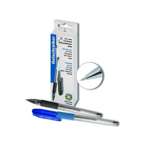 Ручка Office Point гелевая Style синий